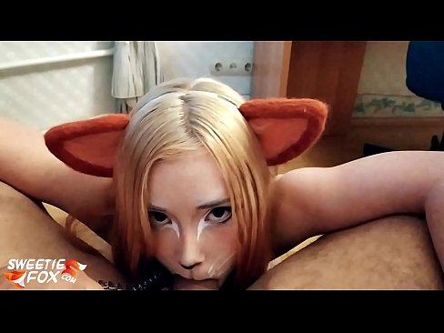 ❤️ Kitsune sluk piel en kom in haar mond ❤️❌ Superpornografie by ons ﹏