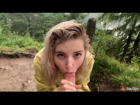 ❤️ Meisie sluk cum na 'n openbare blowjob - Eva Elfi ❤️❌ Superpornografie by ons ﹏